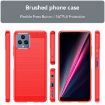 T-Mobile REVVL 6x 5G Red Carbon Fiber TPU Phone Case - 2