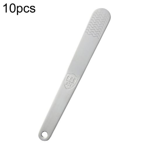 10pcs Stainless Steel Stirring Spoon Kitchen Dumpling Mixing Tool - 1