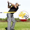 Picture of PGM HL014 Golf Swing Turn Training Belt Exercise Physical Fitness Rally Rope (Yellow)