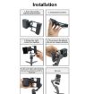 Picture of Universal Phone Gimbal to Sports Camera Adapter For DJI OSMO 6/5/4/3 to Gopro DJI Action 4 (Black)