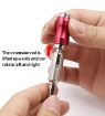 Picture of Hexagonal Shank Quick Release Self-Locking Joint Extension Rod Electric Drill Driver Extension Quick Conversion Bits (Silver+Yellow)