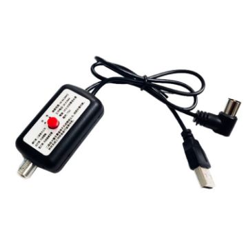 High Gain Signal Boost Amplifier - Black - 1