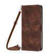 Motorola Moto G04/G24 Triangle Leather Phone Case with Lanyard - 2