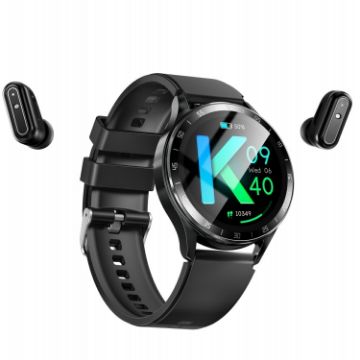 Picture of X10 Headphones Smart Watch 1.39 inch Waterproof Bracelet, Support Bluetooth Call/NFC/Heart Rate (Black)