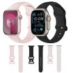 Apple Watch SE 2023 40mm Rose Silicone Band - Starlight - 6