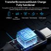 MOMAX DC39 1m USB4.0 USB-C to USB-C 240W Charge Cable - 5