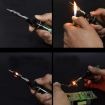 13pcs Gas Soldering Iron Set - 3 In 1 Multi-function Pen Type - Transparent Red - 8