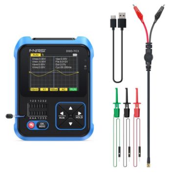 Picture of FNIRSI 3 In 1 Handheld Digital Oscilloscope LCR Transistor Tester, Specification: Standard