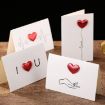 Picture of Three-dimensional Heart Valentine Day Greeting Card Blessings Messages Cards with Envelopes, Spec: I Heart U