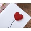 Picture of Three-dimensional Heart Valentine Day Greeting Card Blessings Messages Cards with Envelopes, Spec: ECG