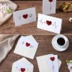 Picture of Three-dimensional Heart Valentine Day Greeting Card Blessings Messages Cards with Envelopes, Spec: ECG