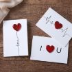 Picture of Three-dimensional Heart Valentine Day Greeting Card Blessings Messages Cards with Envelopes, Spec: Balloon