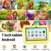 Picture of K7 Pro Panda 7 inch WiFi Kids Tablet PC, 2GB+32GB, Android 13 Allwinner A100 Quad Core CPU Support Google Play (Yellow)