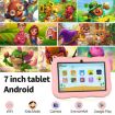 Picture of K7 Pro Panda 7 inch WiFi Kids Tablet PC, 2GB+32GB, Android 13 Allwinner A100 Quad Core CPU Support Google Play (Pink)