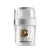 Salad Meal Shaker Cup Portable Fruit and Vegetable Container with Fork - 1