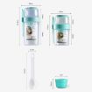 Salad Meal Shaker Cup Portable Fruit and Vegetable Container with Fork - 8