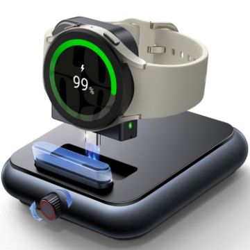 JOYROOM JR-WQW02 Samsung Portable Watch Wireless Charger - Black - 1