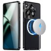 OnePlus 12 MagSafe Magnetic Frosted Metal Phone Case - Black - 1