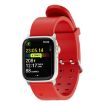 Apple Watch Series 7 45mm Red Silicone Watch Band - Luminous & Colorful - 4