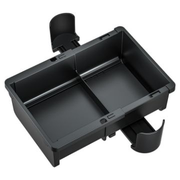 Picture of Car Seat Armrest Storage Box Adjustable Tissue Box (Black)