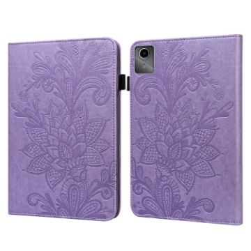 Lenovo Tab M11/Xiaoxin Pad 11 2024 Purple Leather Tablet Case - 1