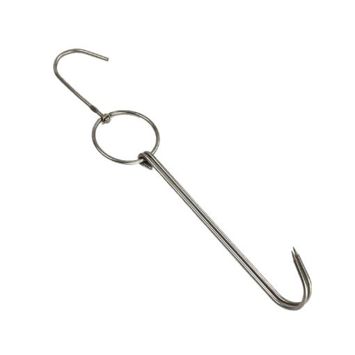 Stainless Steel Duck Cooker Hanger Outdoor Barbecue Hanging Hook Stand - 1