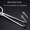 Picture of Stainless Steel Double Ring Duck Cooker Hanger Outdoor Barbecue Hanging Hook Stand, Specs: 6 Centi 9 Inch Wax Ring 40cm