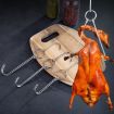Stainless Steel Duck Cooker Hanger - 4cm Thick, 34.5cm Long - 6