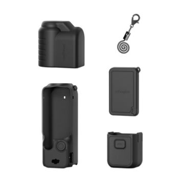 Picture of For DJI Osmo Pocket 3 AMagisn Silicone Protection Case Movement Camera Accessories, Style: 5 In 1 Black