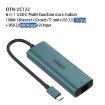 Picture of Onten UC122 6 in 1 USB-C/Type-C to SD + TF Card + USB 3.0 HUB with 5V Input & 100Mbps Network Card