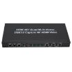 NK-941S 4K HDMI 4x1 Screen Splitter + USB3.0 Video Capture (Black) - 2