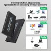 NK-941S 4K HDMI 4x1 Screen Splitter + USB3.0 Video Capture (Black) - 6