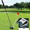 Picture of PGM TUG054 Golf Club Standing Putter Low Center of Gravity Stability Pro Club (Silver Black)