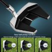 Picture of PGM TUG054 Golf Club Standing Putter Low Center of Gravity Stability Pro Club (Silver Black)
