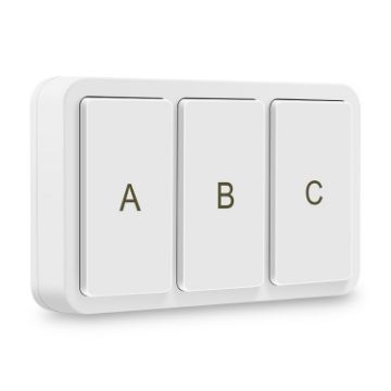 Zigbee Tuya Smart 3-key Wireless Smart Switch (3 Road) - 1