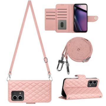Motorola Moto G Stylus 5G 2023 Leather Phone Case - Coral Pink - 1