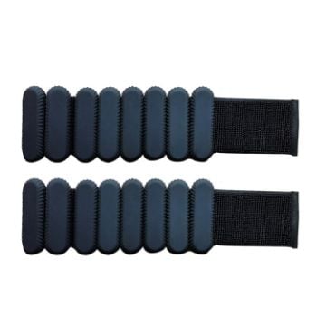 Adjustable Silicone Weight-bearing Bracelet - 450g Black - 1