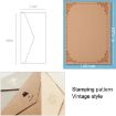 Picture of 26pcs/Set Vintage Foil Stamping Simple Greeting Card Invitation Romantic Envelope (5 Dark Color+20 Yellow Blank Letter Paper+Transparent Stickers)