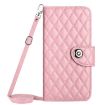 Sony Xperia 5 V Pink Leather Phone Case with Lanyard - 2