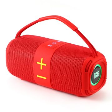 Picture of T&G TG-668 Wireless Bluetooth Speaker Portable TWS Subwoofer with Handle (Red)