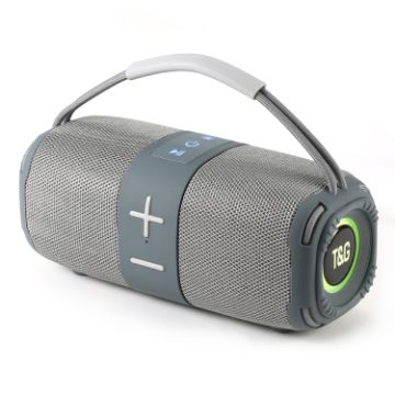 Picture of T&G TG-668 Wireless Bluetooth Speaker Portable TWS Subwoofer with Handle (Grey)
