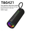 Picture of T&G TG-421 RGB BT Outdoor Waterproof Speakers (Red)