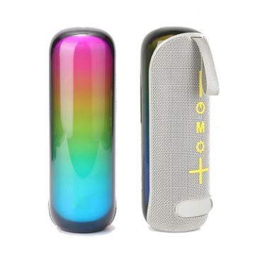 Picture of T&G TG-384 Mini Portable Bluetooth Speaker Support TF/U-disk/RGB Light (Grey)