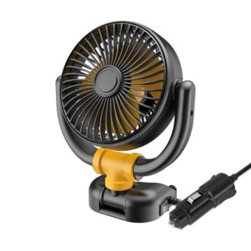 Picture of SUITU Car Foldable Cooling Fan Automobile Summer Temperature Reduction Fan, Model: Single 12V Cigarette Lighter Energized