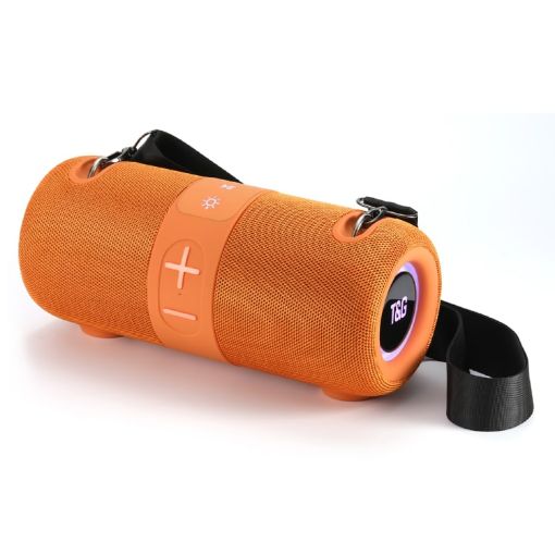 T&G TG-672 Outdoor Portable Subwoofer Bluetooth Speaker (Orange) - 1