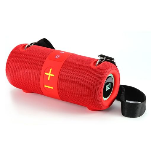 T&G TG-672 Outdoor Portable Subwoofer Bluetooth Speaker (Red) - 1