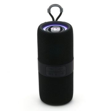 Picture of T&G TG-671 Portable Wireless 3D Stereo Subwoofer Speaker with FM/USB/LED (Black)