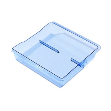 Picture of For 2023.9 Tesla Model3 Silicone Double-Layer Storage Box, Color: Blue Central Control