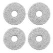 Picture of JUNSUNMAY 4pcs Washable Mop Pads Replacement for ECOVACS DEEBOT X1 Turbo/X2 Omni/T20 Pro (Grey)