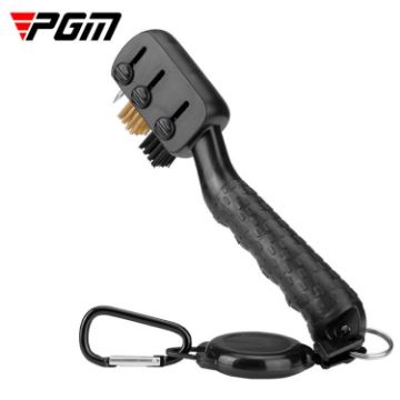 Picture of PGM SZ008 Golf Club Brush Retractable Multifunctional Cleaning Brush Golf Accessories (Black)